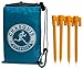 Compact Outdoor waterproof pocket blanket - 152cm x 140cm, Quality Rip Stop Nylon, Durable, Best Waterproof Mat, includes 4 Anchor Loops, 4 pockets, 4 stakes - rain guard, camping tarp