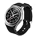 Valkit Compatible Gear Sport/Gear S2 Classic Bands, 20mm Soft Silicone Replacement Bracelet Watchband Strap for Samsung Gear Sport SM-R600/ Gear S2 Classic(SM-R732/R735) - Black