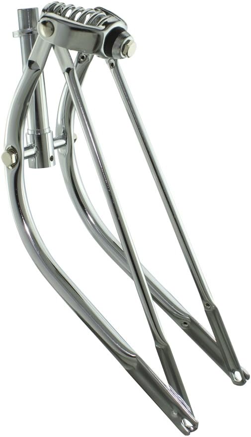 Forks 26" Bent Spring Fork 1" Chrome beach cruiser lowrider bike