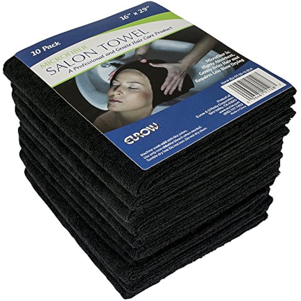 Hair Drying Towels Eurow Professional Salon Gentle And Soft Microfiber