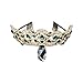 Baroque Royal Queen Gold Wedding Crown Crystal Princess Tiara Headbands for Women Bridal Party Birthday Headpieces (Green)