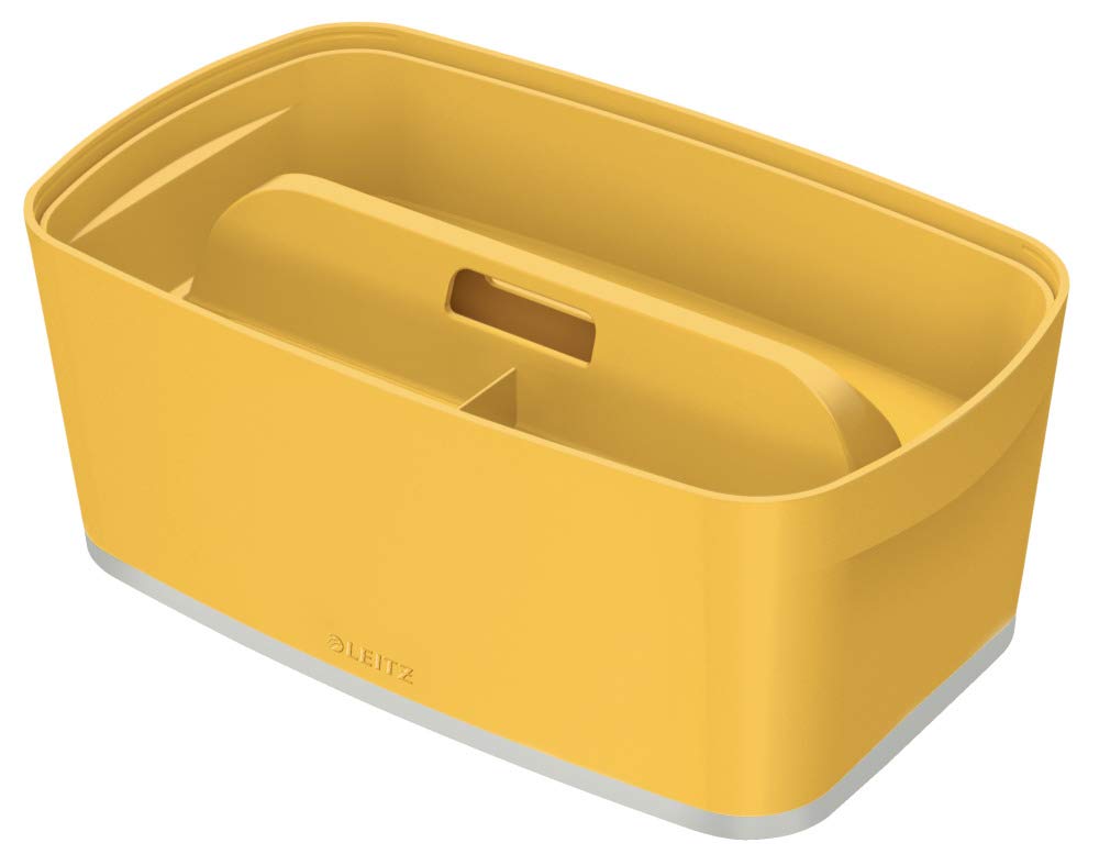 Leitz L:MyBox Small with Lid + Organise w. handle Cosy warm yellow Mailorder