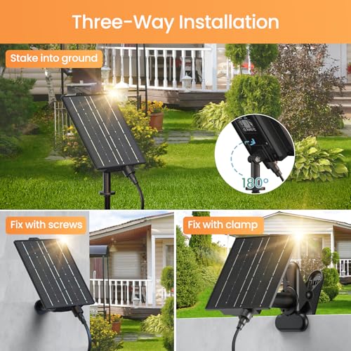 Quntis 16M Guirnalda Luces Exterior Solar & USB-C, 16 LEDs Bombillas Cadena Solares Exterior con Control Remoto, Impermeable IP65 Luz Solares Decorativas para Jardín, Terraza, Patio, Boda, Navidad