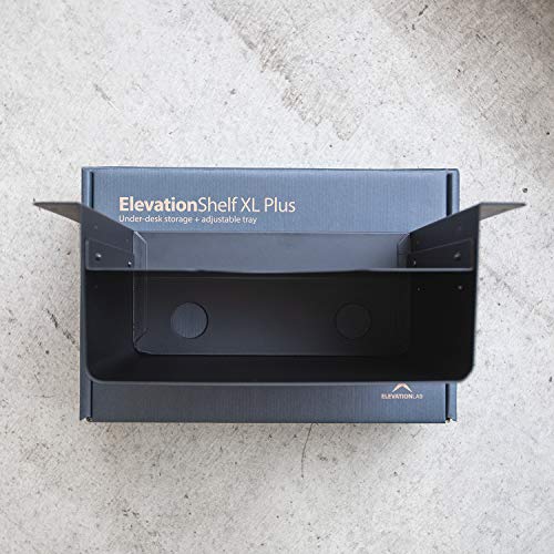 Elevation Shelf XL Plus (with adjustable tray) Under Desk Storage