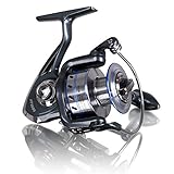 Fishing Reels Eocusun Smooth Baitcasting Spinning Fishing Reels with 5.5:1 Gear Ratio Metal Body Collapsible Handle12+1BB for Freshwater Saltwater Fishing (Blue)