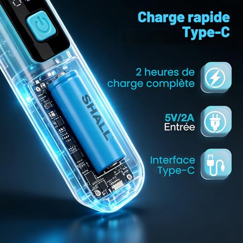 SHALL Cordless Plastic Welder Hot Stapler 200pcs Hot Stapler Kit Hot Stapler Kit for Plastic Bumper Toy Repair