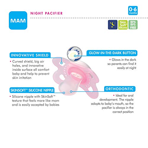 mam night time dummies