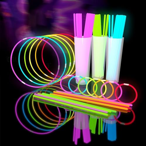Glow Fever 209pcs Glow Sticks Bulk Party Pack includes 100 8