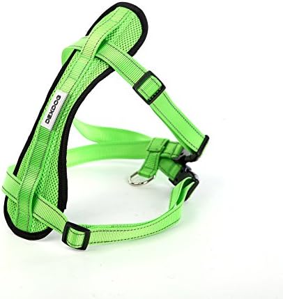 DEXDOG Chest Plate Harness Auto Car Safety Harness | Adjustable Straps, Reflective, Padded for Comfort | Best Dog Harness Small Large Dogs