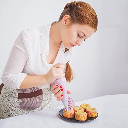 56 PCS Stainless Steel Icing Tips Pastry Tool for All Cakes, Lava Cakes and Cupcakes Decorations, Hinged Storage Box Included