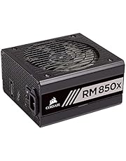 Corsair RMX Series, RM850x, 850 Watt, 80+ Gold Certified, Fully Modular Power Supply (Low Noise, Zero RPM Fan Mode, 105°C Capacitors, Fully Modular Cables, Compact Size) Black