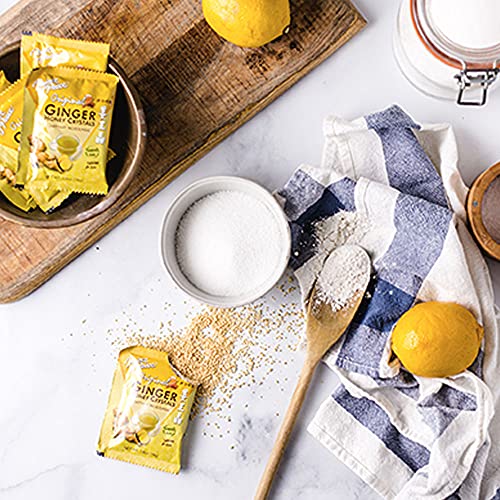 Prince of Peace Instant Ginger Honey Crystals, 10 Sachets Instant Hot