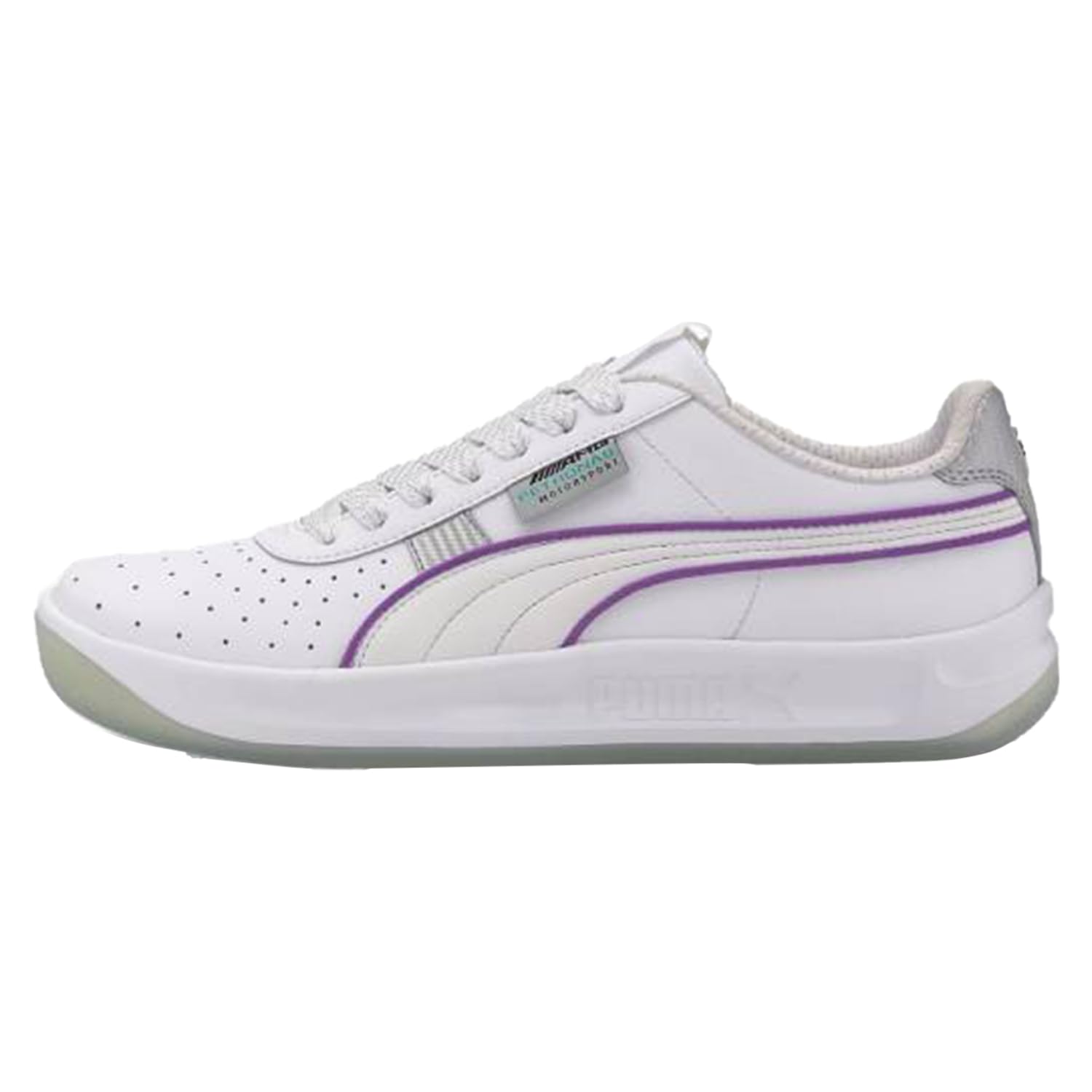 PUMA Hombres MAPM GV Zapatillas de cuero especiales Zapatos de skate Blanco 8.5 Mediano (D)