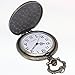 Retro Vintage The Elder Scrolls V Skyrim Bronze Quartz Pocket Watch Analog Chain Copper Men Women Children Kids Gift 1 PC Necklace 1 PC Clip Key Rib Chain