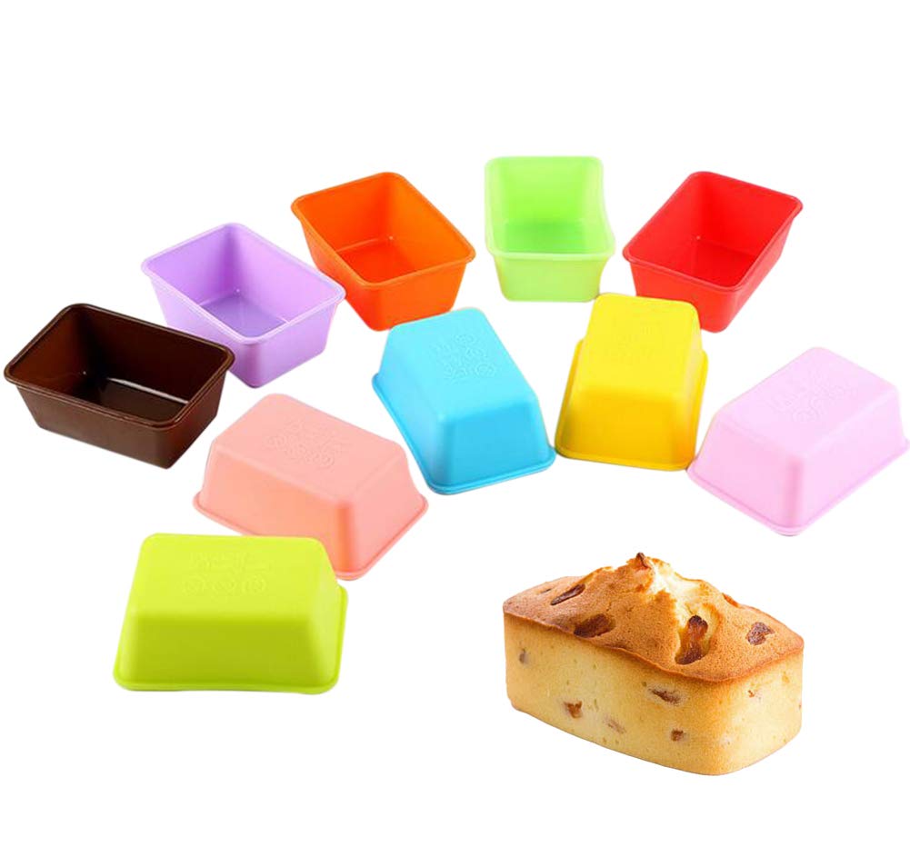 Casseroles Plats Et Poeles Moules A Pain Napravi Rs Couleur Aleatoire Jungen Mini Moules Silicone Chocolat Forme Ruche Friandise Pour Muffins Cupcake Gateau Et Gelee 10 Pcs