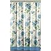Lenox Printed Shower Curtain, Blue Floral Garden