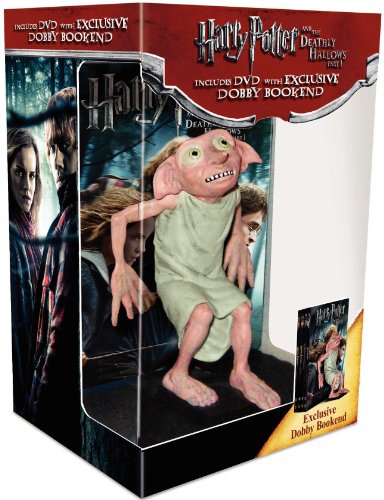 Amazon Com Harry Potter And The Deathly Hallows Part 1 With Dobby Bookend Daniel Radcliffe Emma Watson Rupert Grint Bill Nighy Richard Griffiths Harry Melling Julie Walters Bonnie Wright Ian Kelly Michelle Fairley