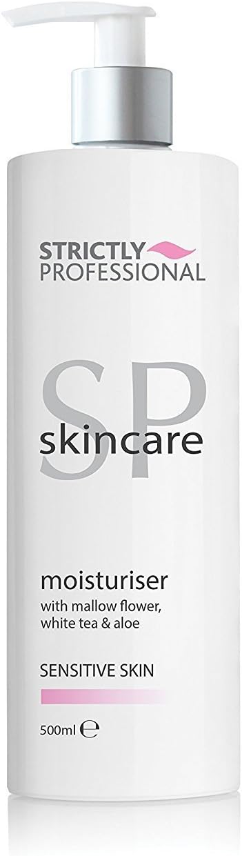 Strictly Professional Moisturiser for Sensitive Skin 500ml, Gentle Hydrating Face Cream, Soothing & Nourishing Skincare