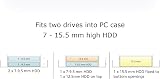 Akasa AK-HDA-03 3.5 to 2.5 Inch SSD HDD Mounting Bracket Adapter Bracket view 6