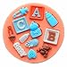Longzang Baby Shower Fondant Mold Silicone Candy Silicone Candy Molds Cake Decorating Tools, Small, Pink