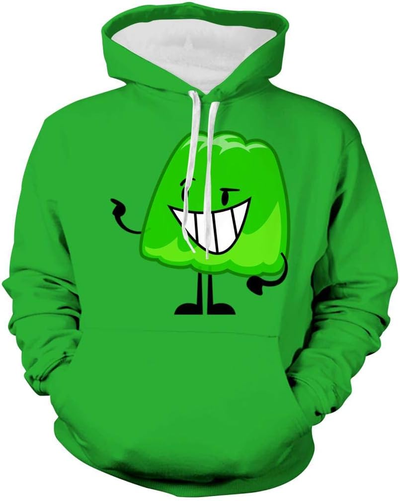Jelly-Merch 3D Sweatshirt Women Crewneck Long Sleeve Hoodies Fleece Warm Printed