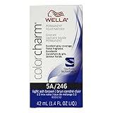 Wella Color Charm Permanent Liquid Hair Color, Light Ash Brown [5A/246] 1.40 oz