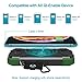 Solar Charger with Qi Wireless Charging, Fojojo 10000mAh Solar Phone Charger with 2.1A Input/Output, Waterproof Outdoor Portable Solar Power Bank with Strong Flashlight and Carabiner Compass