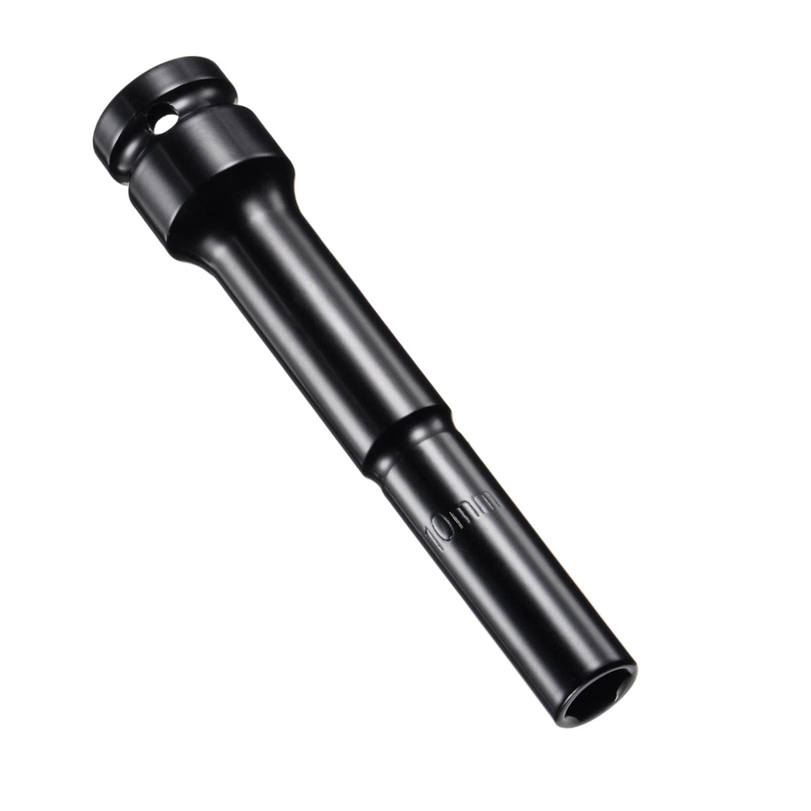 TOP-VIGOR Deep Impact Socket, 1/4 Inch Drive by 10mm Deep Impact Socket, Heat-Treated CR-V Steel 10mm Socket, 1/2 Drive 6-Point Socket for Car Home Repair