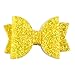 XIMA 12pcs Glitter Sparkly Bows Clips for Girls Hair Pin Rainbow Hair Bows for Hair Accessoires (12pcs-Glitter Rainbow bow clip)