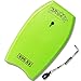 BEACON Bodyboard with Wrist Leash, EPS Core, and Slick Bottom - Green Bodyboards - 3 Sizes - 33", 37" or 41"