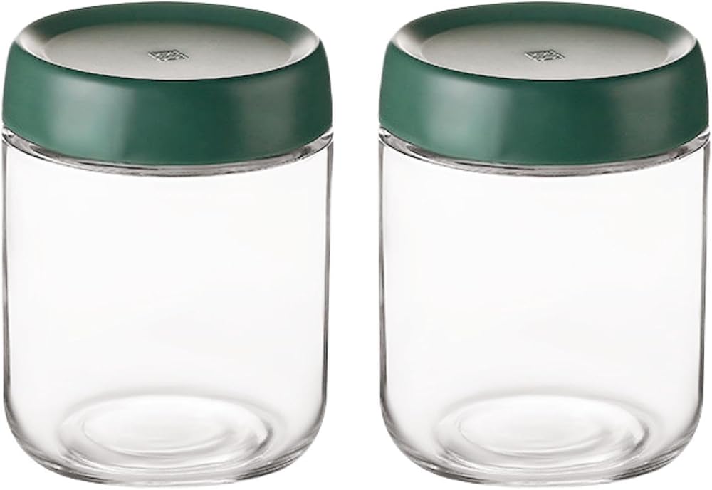 Eidoct 2-Pack 450ml Glass Jars with Lids Leakproof Overnight Oats Containers