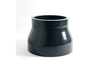3" to 4" Silicone Reducer Hose - 4 Ply Heavy Duty Silicone Hose Coupler - Ticon Industries