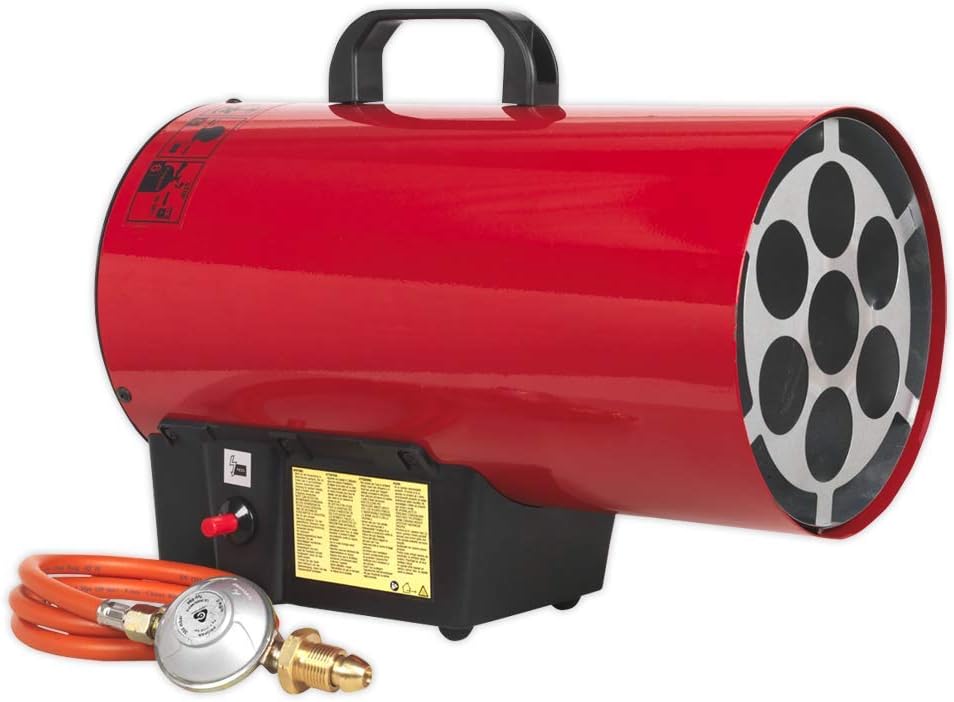 Sealey 40,500Btu/hr(11.5kW) Space Warmer® Propane Heater - LP41, Black - Image 4