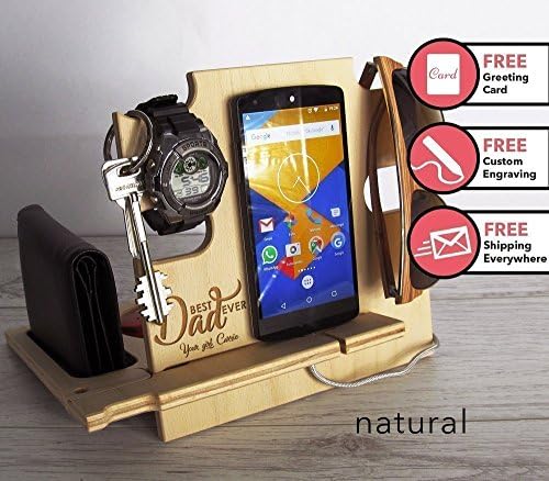 Father's day Gift, Docking station , Gift for Dad, Father's day Gift, Gift for Husband, Gift for Him, Boyfriend Gift, Gift for men, Personalized gift