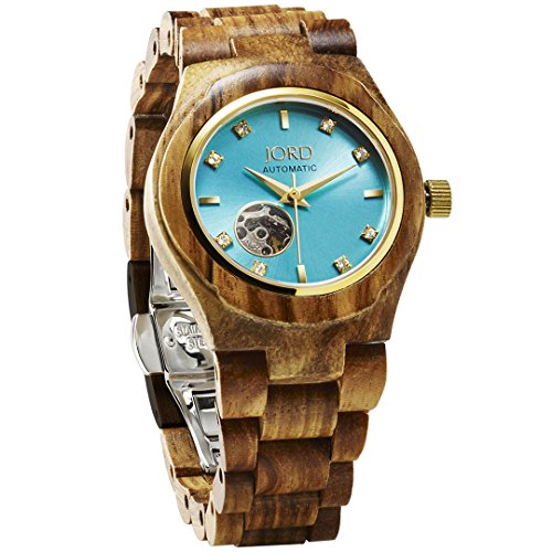 JORD Wooden Watches for Women - Cora Series Skeleton Au