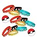 Gifts & Crafts Pokémon Party Supplies Silicone Wristband Bracelet Favors, 12 Piece
