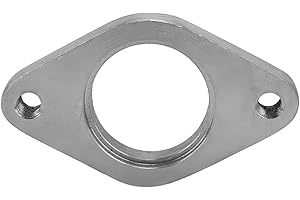 Aramox External Wastegate Flange, Flange 38mm Stainless Steel 2 External Wastegate Flange Universal Fit for Cars