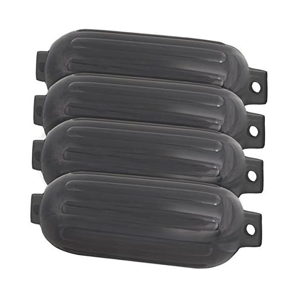 Go2buy-4-Pack-Boat-Fenders-Bumper-Boat-Docking-Protection-Heavy-Duty-Black