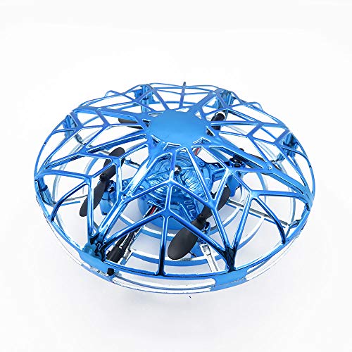 UFO Flying Ball Toys, Gravity Defying Hand-Controlled Suspension Helicopter Toy, Infrared Induction Interactive Drone Indoor Flyer Toys with 360° Rotating & LED Lights for Kids, Teenagers Boys Girls