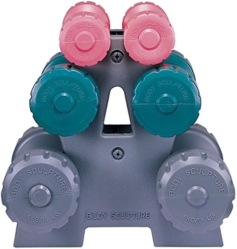 Body Sculpture BW-400AN Family Dumbbell Set (Pink/Green)