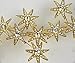 Wiipu Romantic Star Crystal Rhinestone Tiara Bridal Hair Accessories (A1717) (gold)