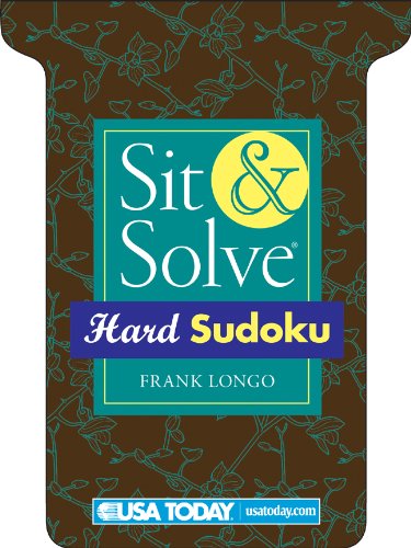USA TODAY Sit Solve Hard Sudoku Sit Solve Series Longo Frank 