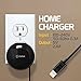 Cellet Retractable Home/Wall Fast Charger 2.4 amp (10 Watt) Compatible for iPhone XS/Max/Xr/X/8/7/6/5, iPad/Air/Pro/Mini 4/3/2/ iPod Touch & All Lightning Devices – 2.5 ft Cord - MFI Certified