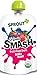 Sprout Organic SMASH, Organic Fruit Snack Pouches, Fruit and Vegetable Puree, Berry Blast, 3.2 Ounce, 4 Count