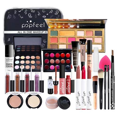 Makeup For Teens Professional Makeup Set Makeup Sets For Women Cosmetic Starter Kit With Storage Bag Portable Travel