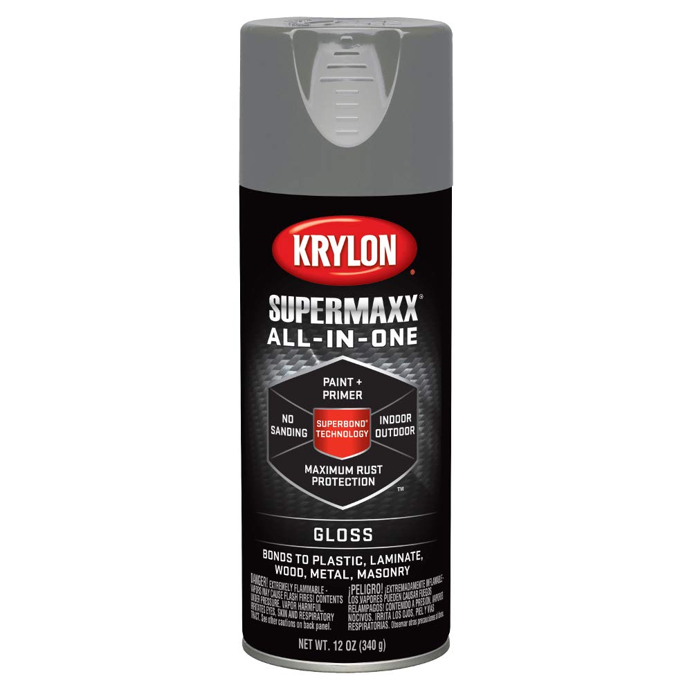 Krylon K08966007 Smoke Gray Enamel (Actual Net Contents 12oz) Spray