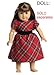 Lito Girls Holiday Christmas Year's Plaid Dress
