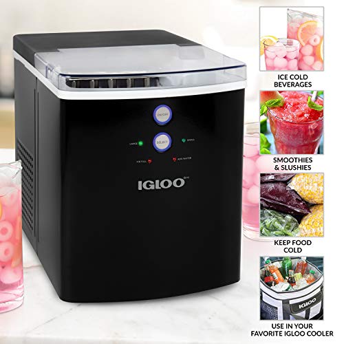 5 Igloo+ICEB33BK+33+Pound+Automatic+Countertop