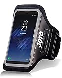 Samsung Galaxy S8 Plus Sport Exercise Armband, JOTO Sport Protective Armband Case, with Key Holder, Credit Card / Money Holder, Sweat Proof, Best for Gym, Running , Exercise , Workout (Black)