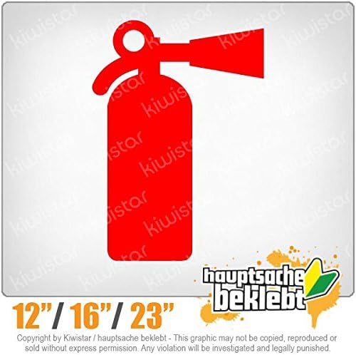 Fire extinguishers - Available in 3 sizes 15 COLORS - Neon + Chrome! Decal Sticker Bumper Rear Window Vinyl Motorcycle